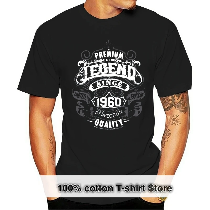 

60th Birthday T-Shirt 1960 Mens Funny 60 Year Old Top Premium Legend Since