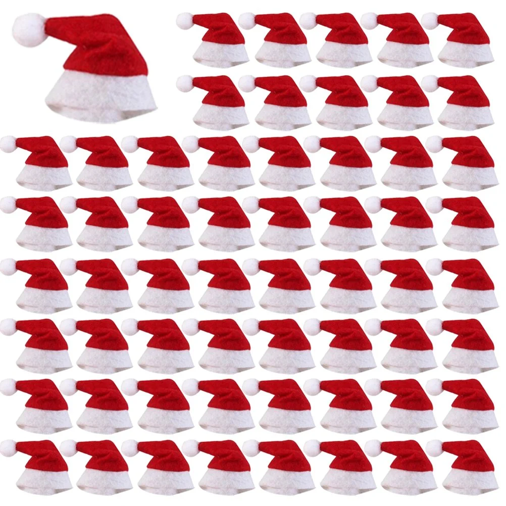 

Mini Christmas Hat for Lollipop Candy Cover/ Mini Christmas Santa Claus