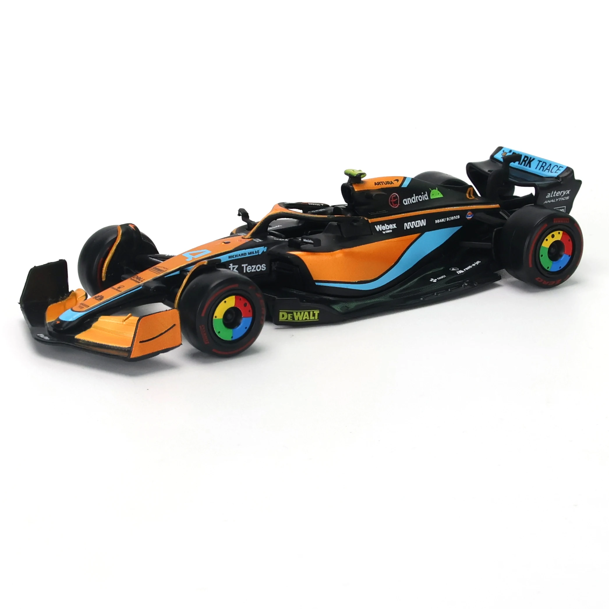 

Bburago 1:43 2022 #4 Lando Norris F1 McLaren MCL36 #3 Daniel Ricciardo Alloy Luxury Vehicle Diecast Cars Model Toy