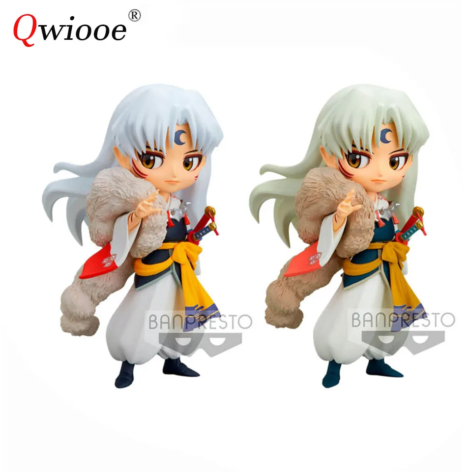 Qwiooe оригинальная Подлинная 14 см Q Posket Of InuYasha Sesshoumaru ПВХ экшн-фигурка модели