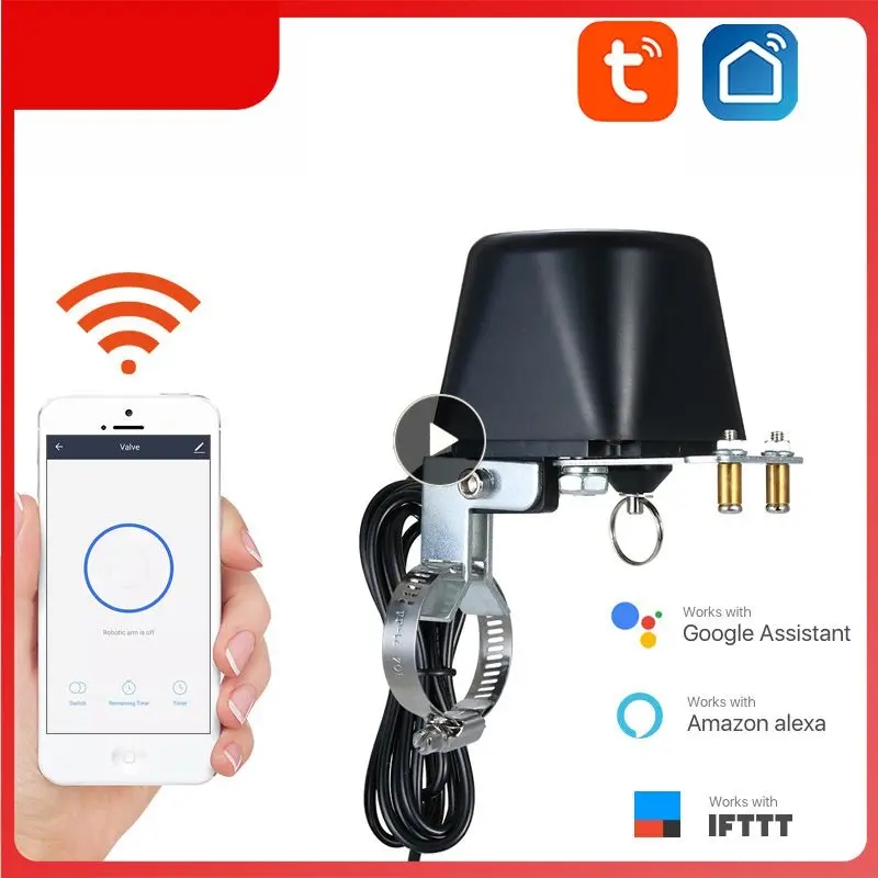 

Умный газовый клапан Zigbee Smartlife, автоматизация с таймером, обратный отсчет, для умного дома, Wi-Fi