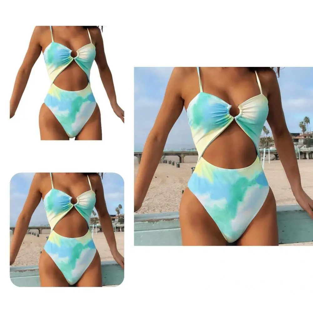 

Популярный купальник-монокини, женское бикини с завышенной талией, тонкий купальник-монокини