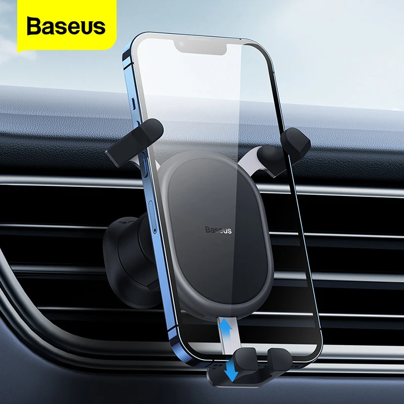 

Baseus Gravity Car Phone Holder Stand Auto Air Vent Mount Holder SmartPhone GPS Support For iPhone 13 12 Pro Max Xiaomi Samsung