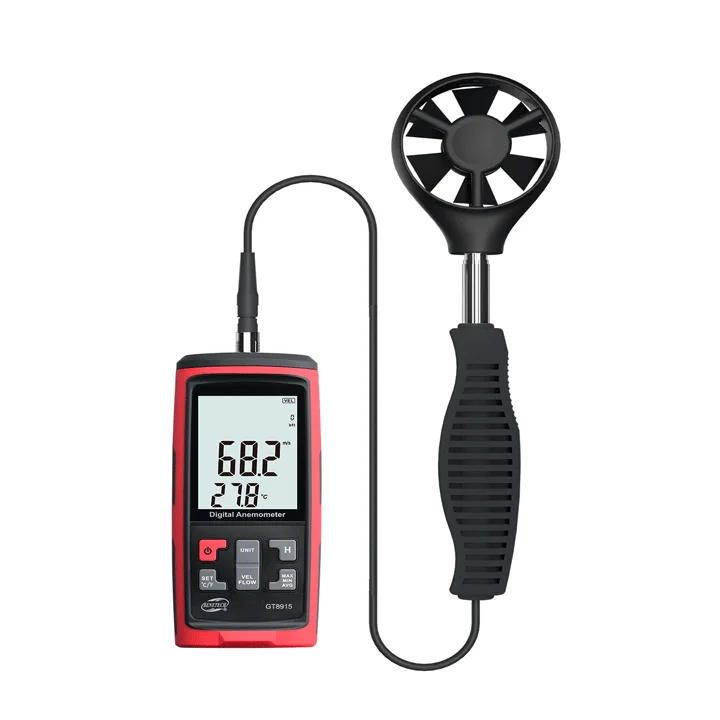 Фото Цифровой анемометр Benetech GT8915 с ЖК-экраном, 140 км/ч №1