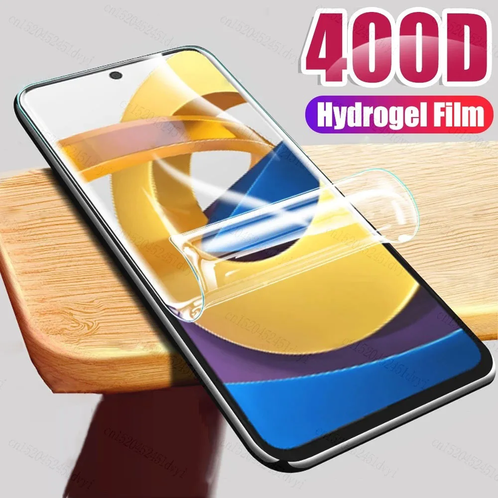 

HD Clear Hydrogel Film For Xiaomi Poco M3 M4 M5 Pro C3 C40 C50 C51 C55 Screen Protector Poco X5 X4 X3 NFC F3 F4 GT F5 Film