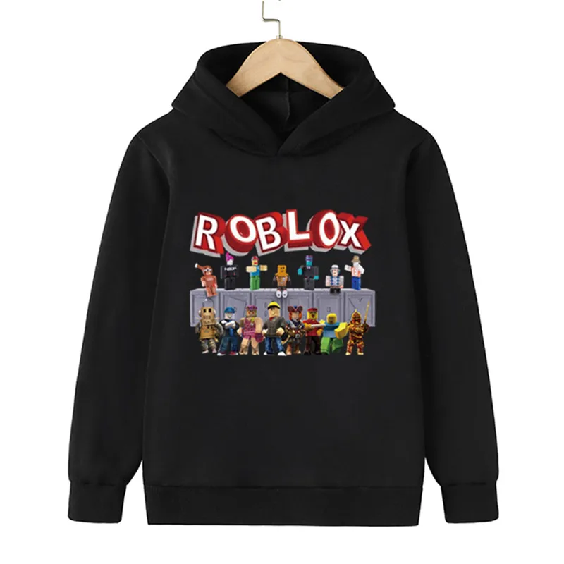 

Зимние забавные толстовки Robloxing для мальчиков, весенние хлопковые топы для малышей, модные спортивные детские свитшоты, зимние детские свит...