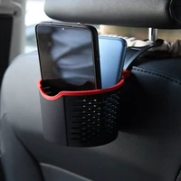 car cup holder seat back hook organize storage basket phone holder universal car accessories interior abs organizer box