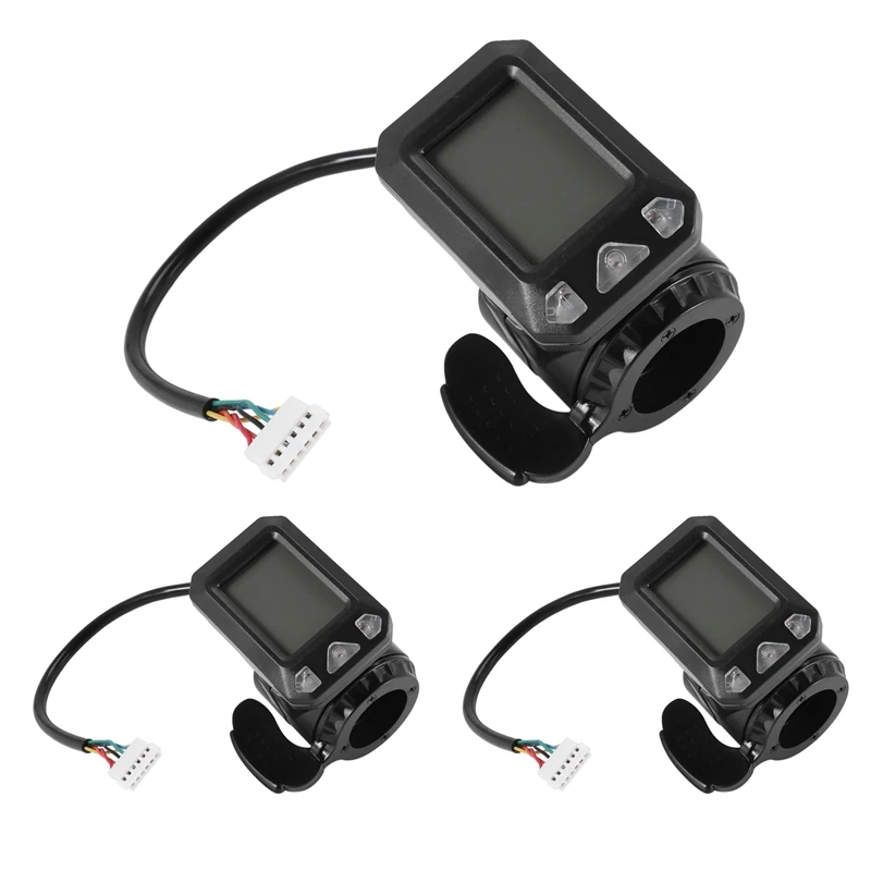 

3X 24V 36V Adjustable Electric Scooter Instrument Display Screen Switch Accelerator For 5.5 Inches Scooter Parts