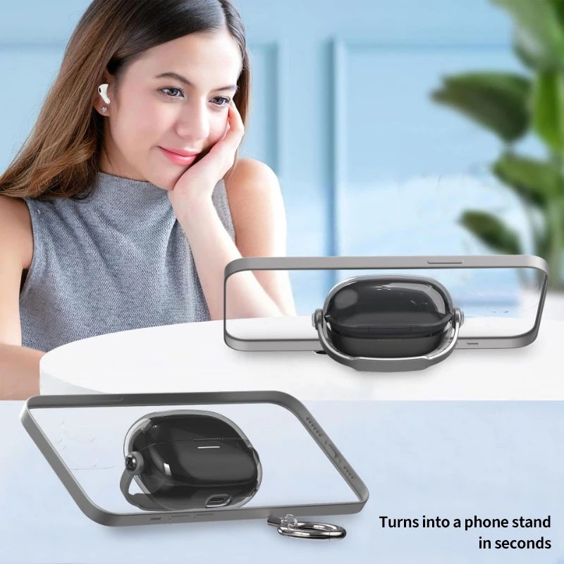Фото Чехол для Redmi Buds 4 5 6 Pro для Xiaomi Redmi Buds 6 Pro Buds 5 4 Pro Чехлы Беспроводная Bluetooth-коробка Противоударный чехол со шнурком №2