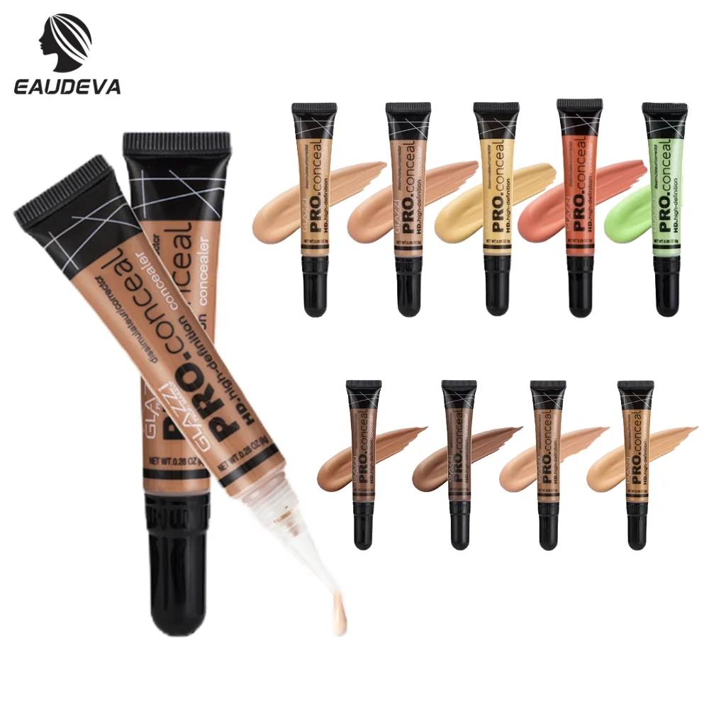 

Face Makeup Concealer Liquid Foundation Contour Palette Waterproof Lasting Concealer Natural 9 Colors Make Up Cosmetics Tools