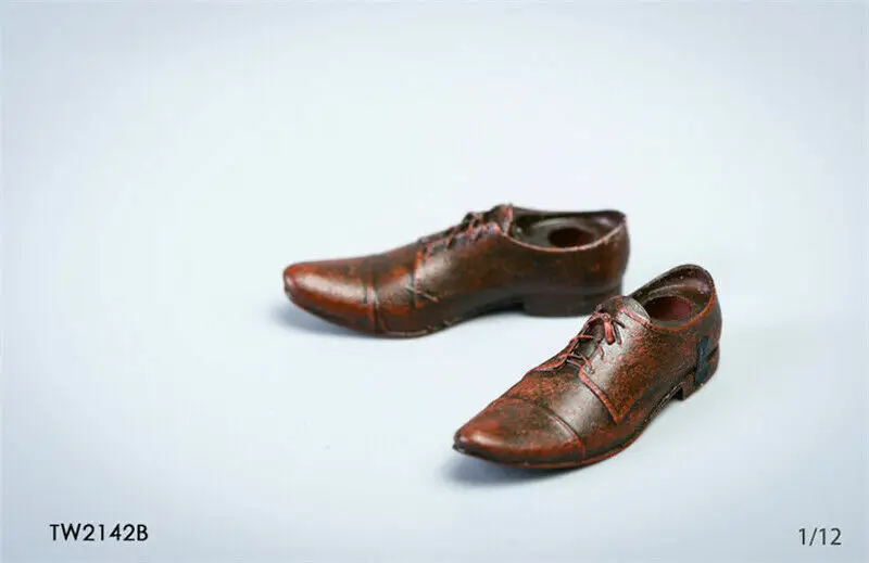 Модель мужской кожаной обуви TW2142B 1/12th LW006 для фигурки мужского тела CF 6 дюймов