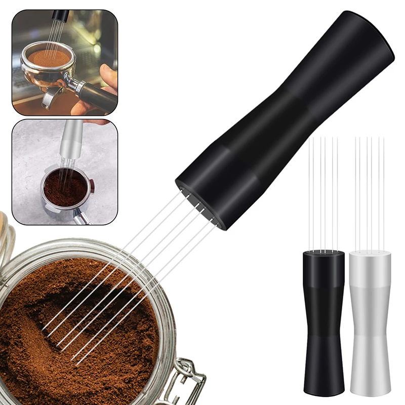 

Espresso Coffee Stirrer Coffee Tamper Distributor Coffee Stirring WDT Tool Needle Type Distributor Espresso Hand Stirrer Tool