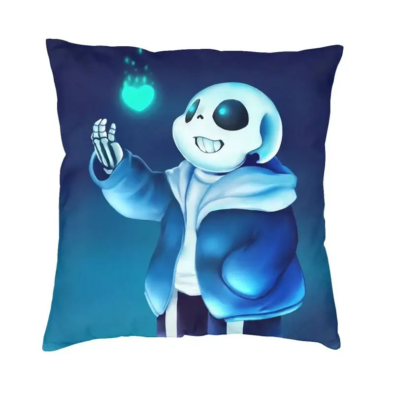 

Наволочки для диванных подушек из аниме игры Undertale Sans, домашний декоративный квадратный чехол для видеоигр 40x40