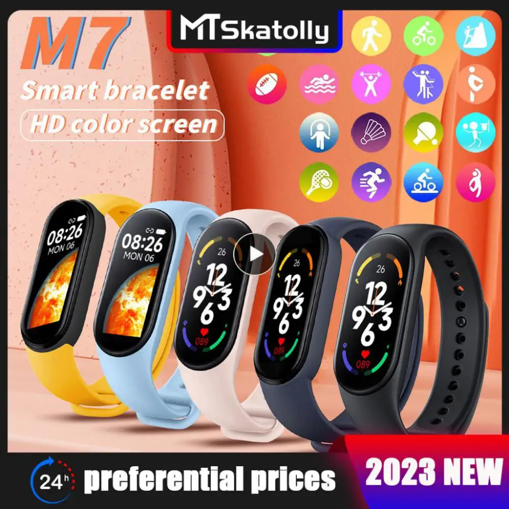 

Dustproof Smart Bracelet 80mah Smart Watch Large Screen Sport Bracelet Ip67 Waterproof Heart Rate Blood Pressure Monitor