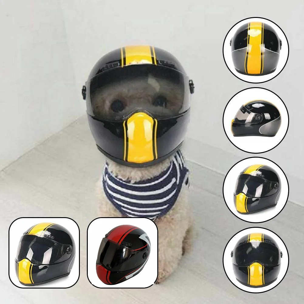 

Small Pet Motorcycle Helmet Cat Dog Puppy Mini Helmets Outdoor Safe Protecting Pet Photograph Props