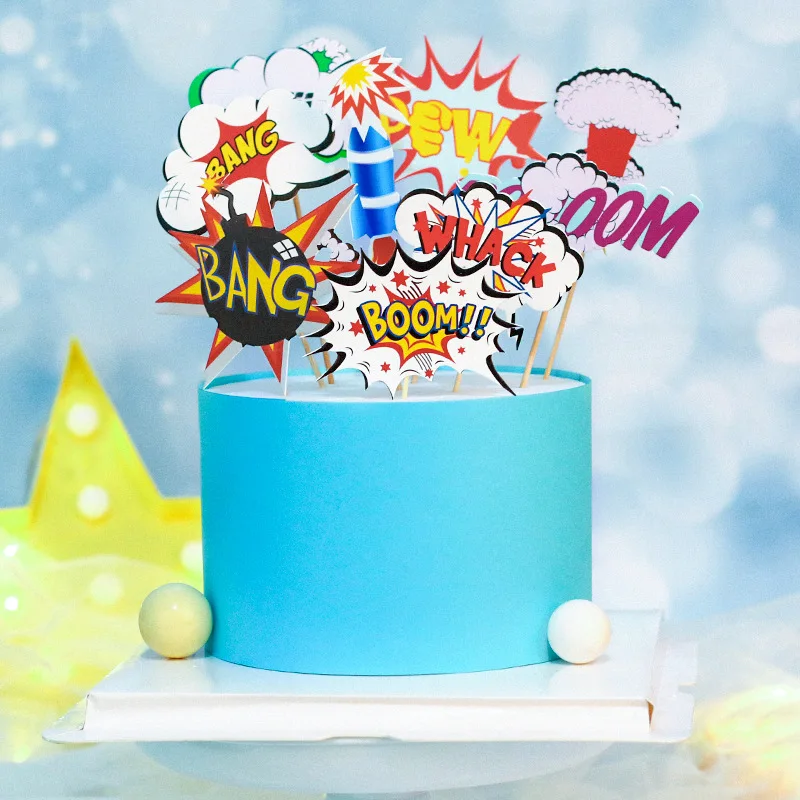 

Expand Plug-in Toppers on the Cake Decorating Tools Happy Birthday Decoration New Year's Eve Decorations Topper Supplies Cakes