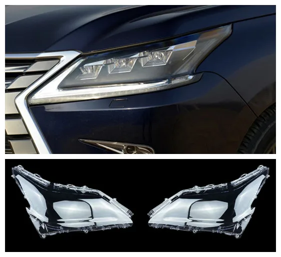 

Прозрачная маска для автомобильных фар, подходит для Lexus LX570 2016-2019 LX570, оргстеклопластик, прозрачная маска для корпуса лампы