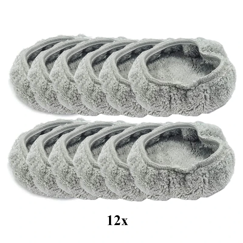 

Тряпка из микрофибры для робота-мойщика окон, многоразовые швабры 14,5 см для универсального круглого робота-пылесоса, полотенце, пылезащитная ткань