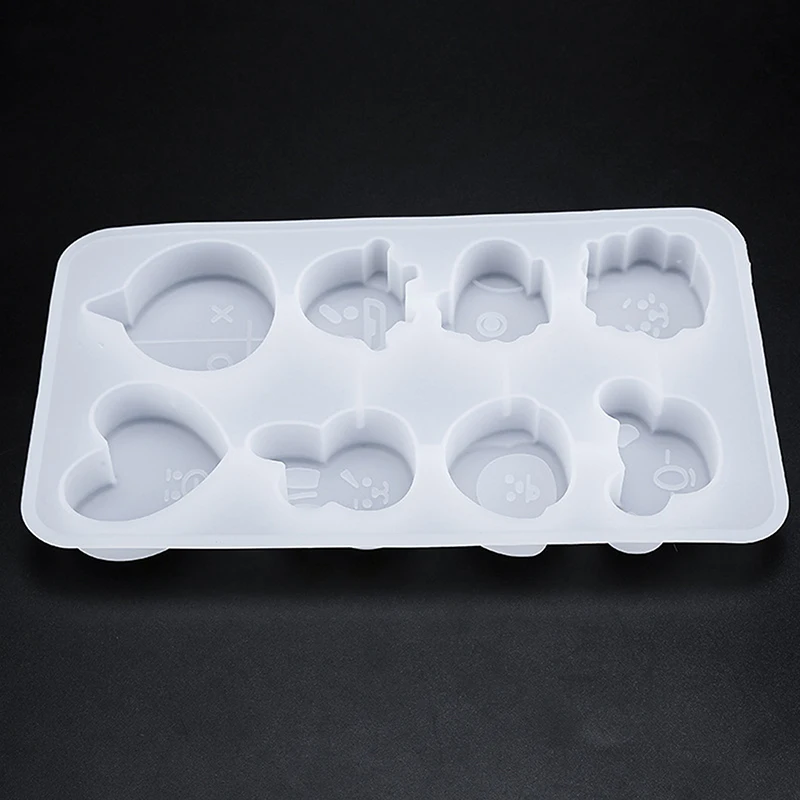 

Cartoon Silicone Mold for Resin DIY Soap Key Chain Mould for Baking Fondant Tool Silicone Soap Mold Soap Making Supplies