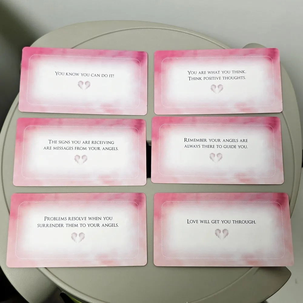 10 5*6 см пожелания ангела 40 карточек подтверждения вдохновляющего руководства из