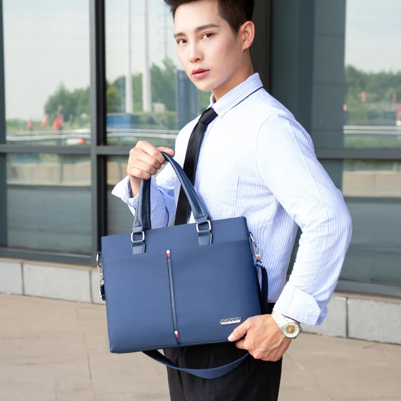 New Fashion Briefcase Oxford Water Proof Unisex Handbag Causal Man' Shoulder Cross Body Bag Laptop Message Bag Travel Bag