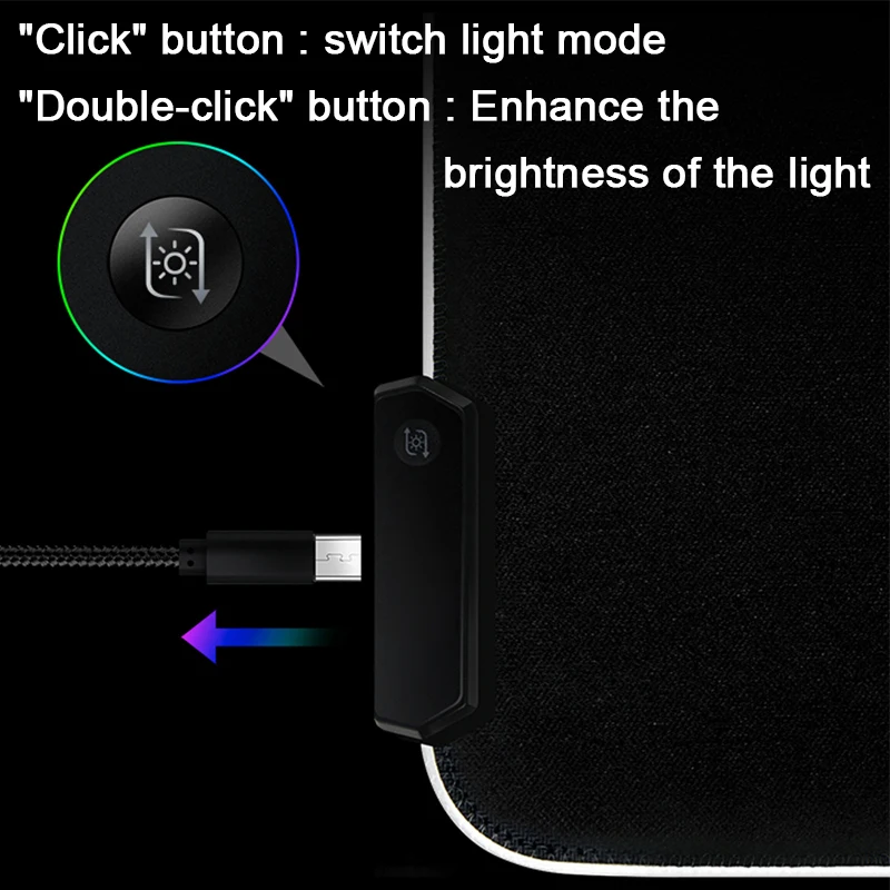 game mousepad led light computer desktop carpet rgb mouse pad rubber gaming keyboard pad laptop desk mat gamer mause mat large free global shipping