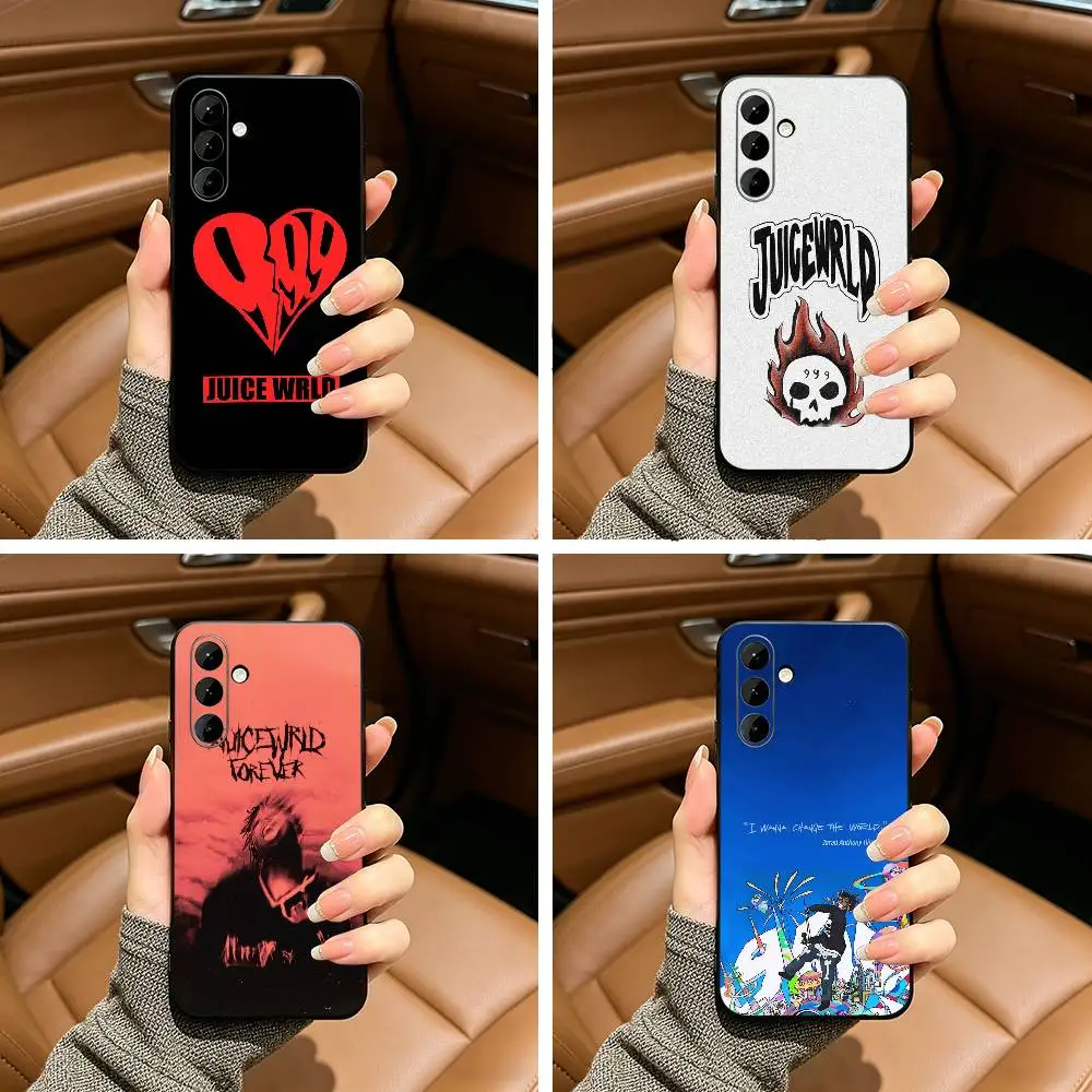 Фото Мягкий силиконовый чехол для телефона Dark Hip Hop 999 J-Juice -W-Wrld для Samsung Galaxy A73/A71/A72/A70/A53/A52/A51 - черный №1