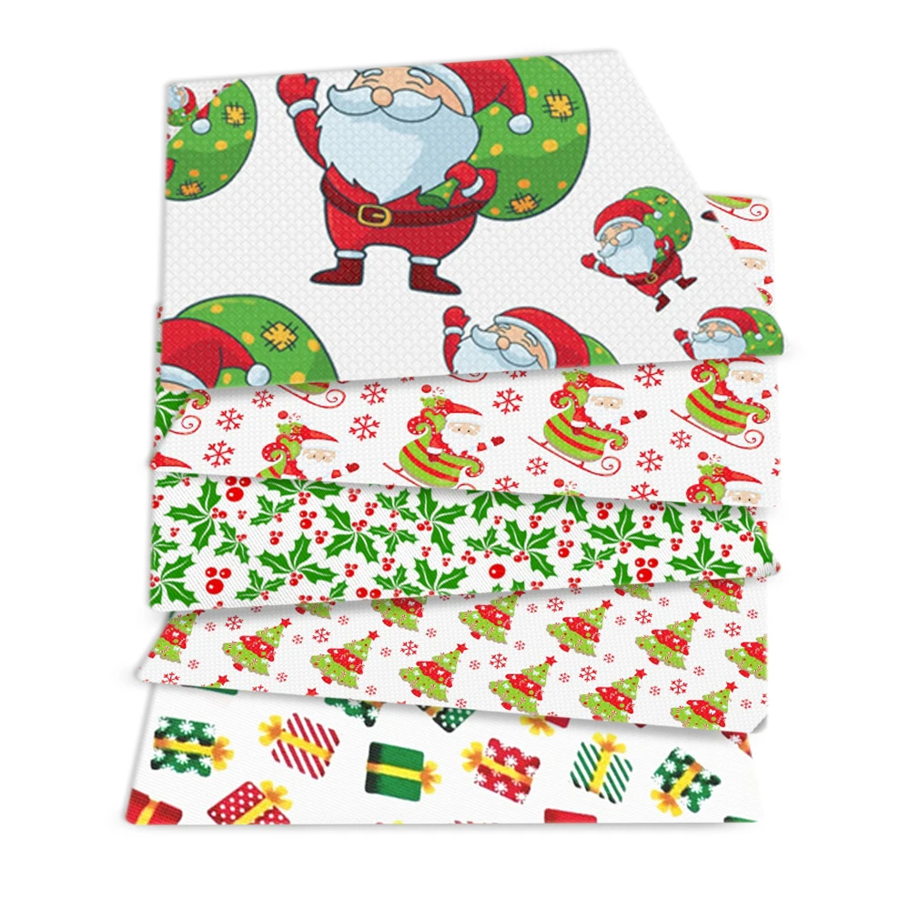 Рождественская елка Санта-Клаус Полиэстер Хлопок шитье рукоделие ткань ручной