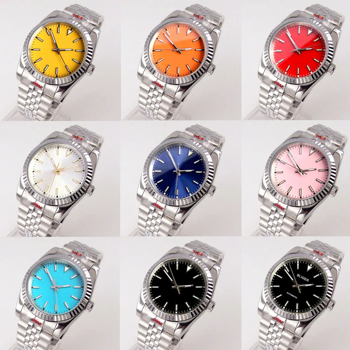 Мужские наручные часы с автоподзаводом 36 мм 39 |