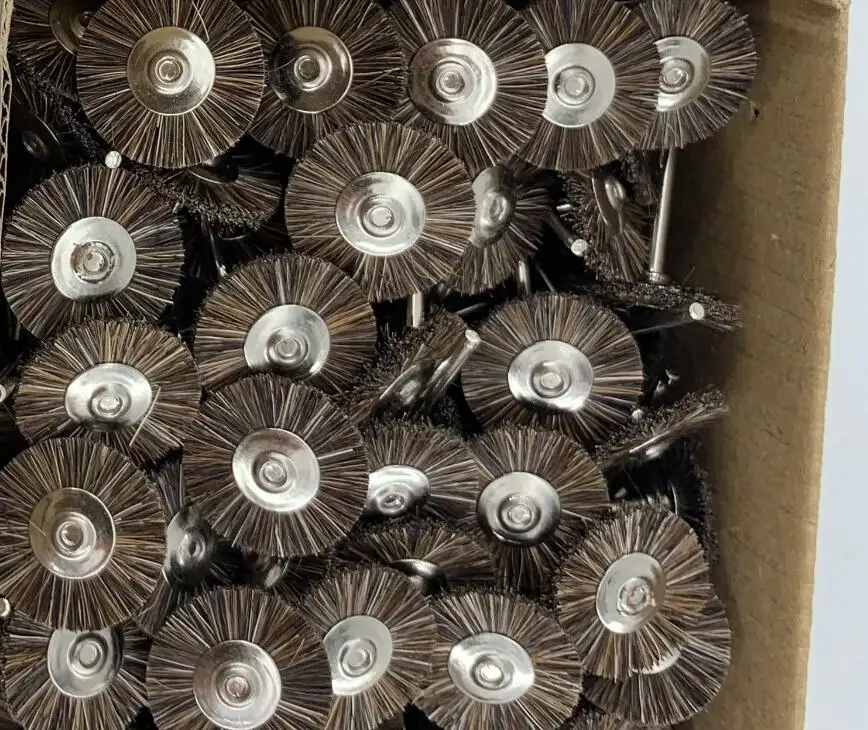 

Щетки для полировки, мягкие и твердые абразивные полировальные шлифовальные круги, хвостовик 2,35 мм, аксессуары Dremel для ювелирных изделий, вращающиеся инструменты