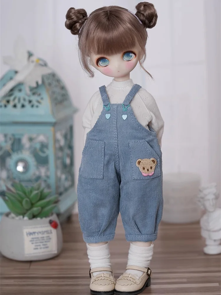 

BJD doll overalls clothes for 1/4 1/6 msd yosd doll suspenders pants t-shirt socks doll clothing accessories