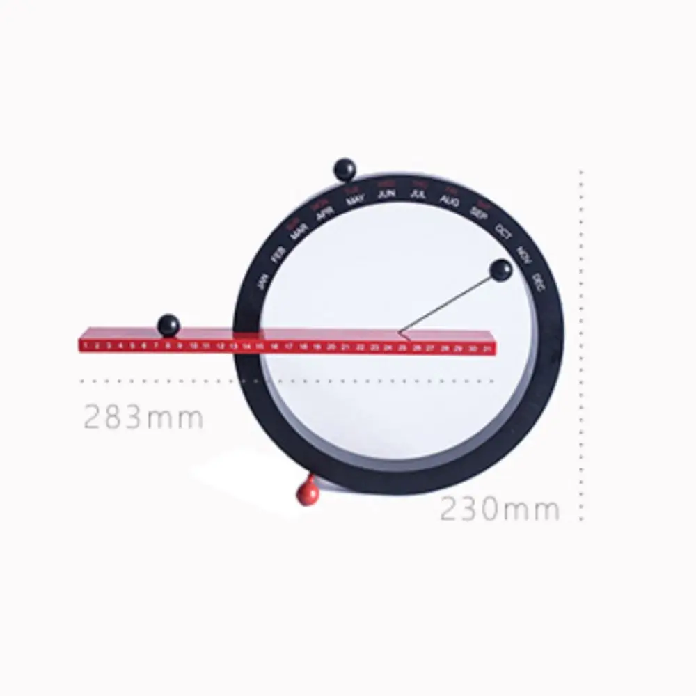 Рождественский декор Магнитный настенный календарь Вечный автоматический