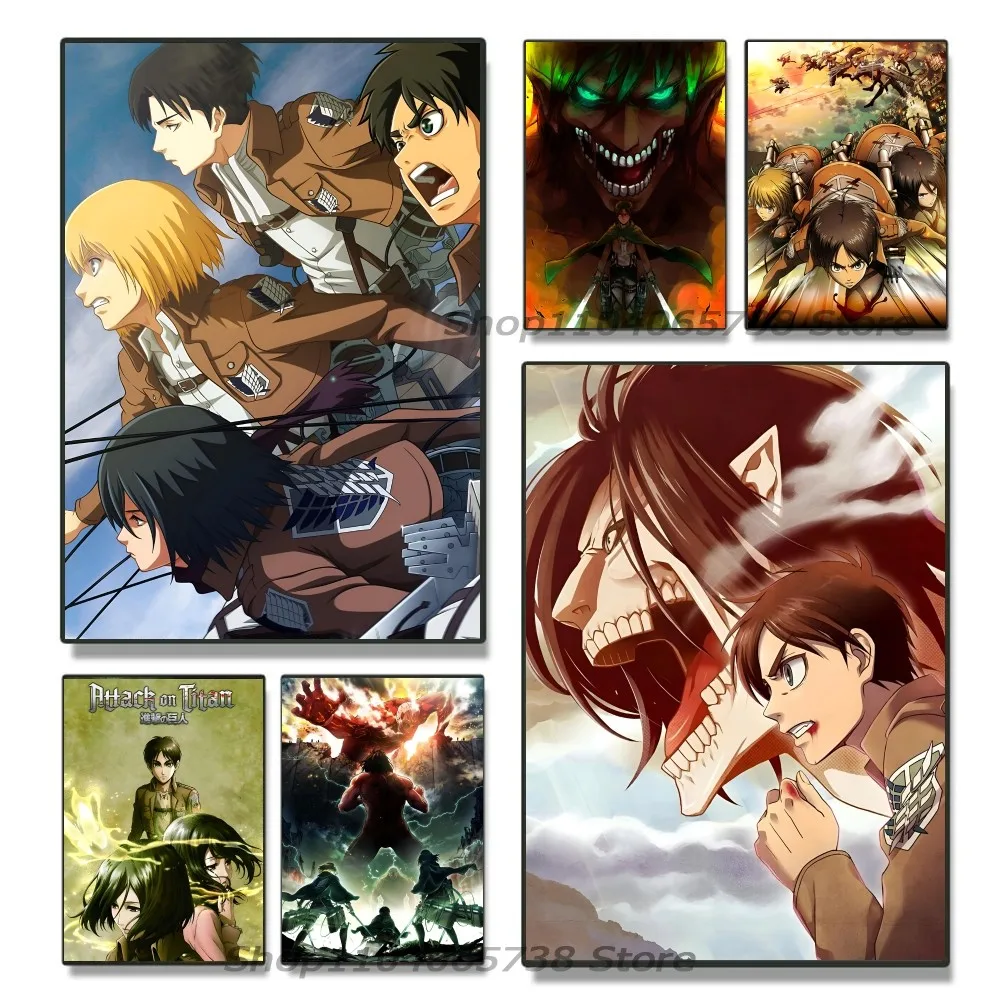 Постер Эрена джагермикаса 1 шт. бумажный плакат с принтом для украшения дома