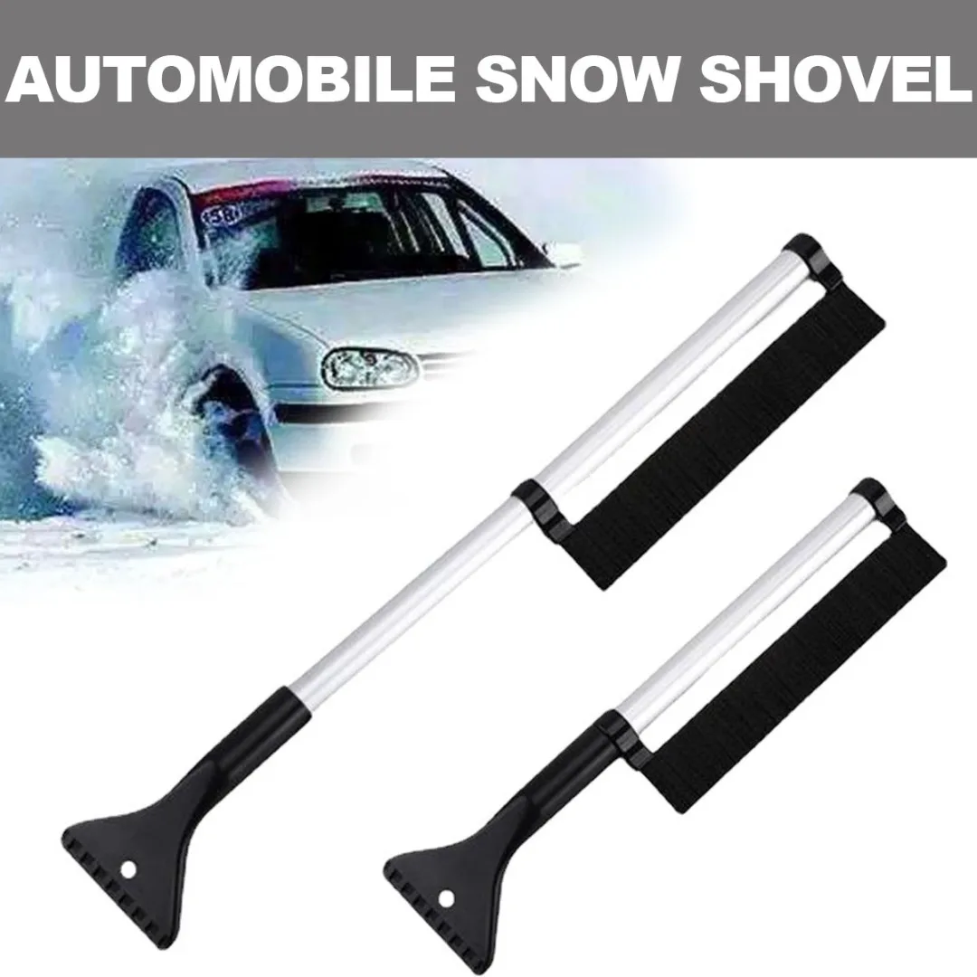 

1 шт., портативный удлиняемый скребок для лобового стекла автомобиля