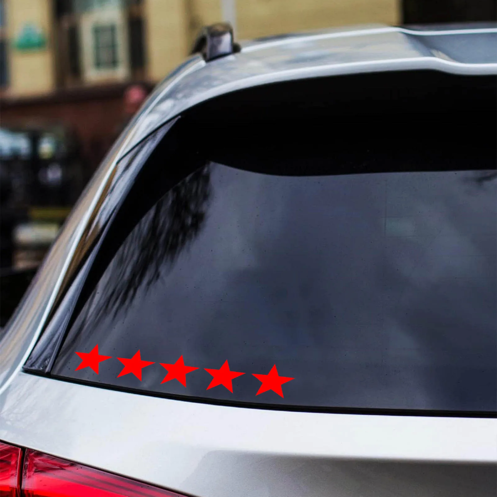 

Автомобильные наклейки 100% удовлетворенная 5 звезд наклейка для мотора авто багажник окно фургона Tail лодка Peeker аппликация водонепроницаемая