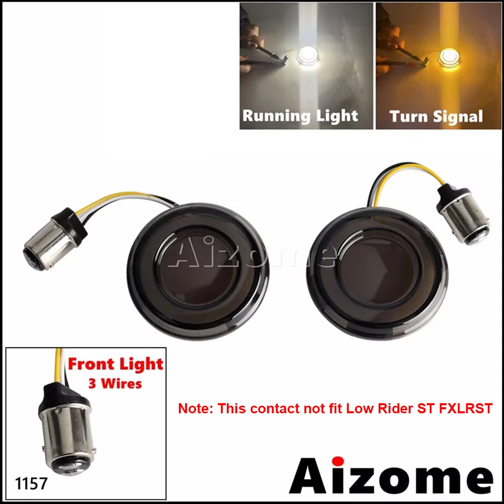 

Для Harley Touring Softail Low Rider ST FXLRST Street Bob FXBB Dyna мотоциклетный светодиодный указатель поворота в стиле пули, индикаторная лампа