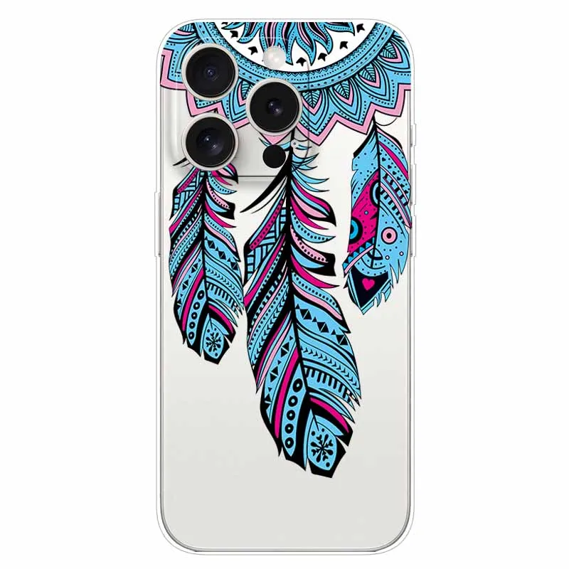 Чехол для iPhone 13 прозрачный силиконовый чехол из ТПУ с рисунком Mini Pro Max мягкие