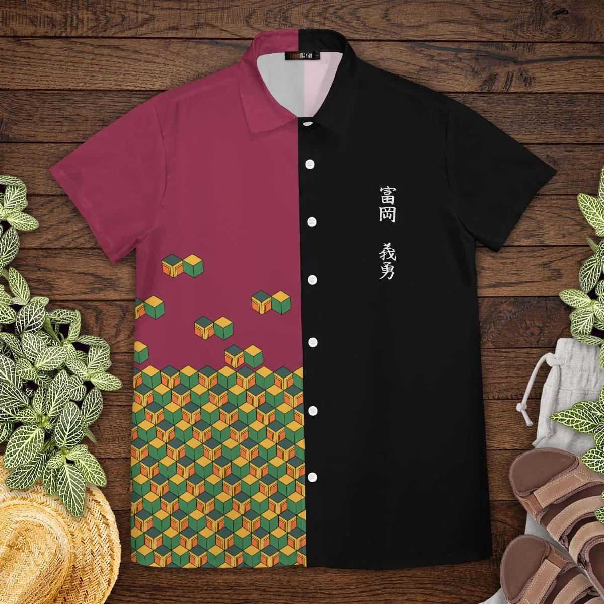 

Новинка Аниме рассекающий демонов томиока гиюу костюмы для косплея рубашка женская мужская футболка пуговицы для кардигана куртка с корот...