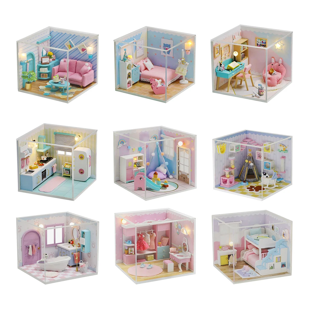

DIY Miniature Dollhouse Kit DIY Miniature DIY Miniature Dollhouse Kit Decor