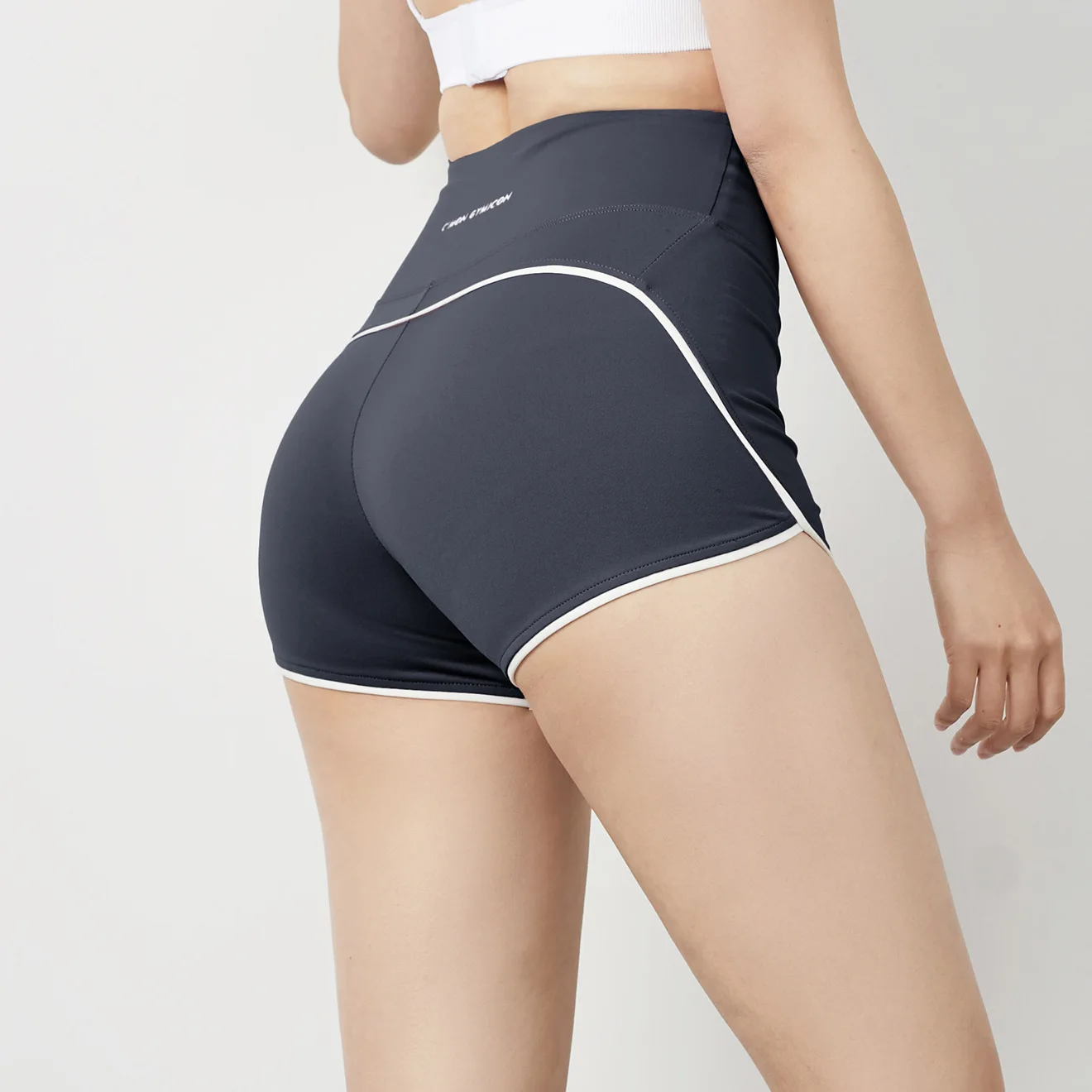 

Girl Yoga Shorts Fitness High Waist Lifting Women Short Exercise Workout Tights Sports Fast Dry Leggings Running Mini Shorts