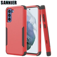 sannier shockproof phone case for samsung galaxy s21 s22 plus s21fe korean solid color back cover for galaxy s21ultra s22 ultra