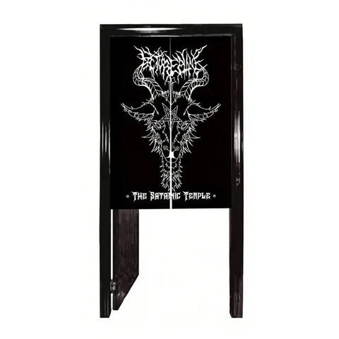 Темный готический панк дверной занавес