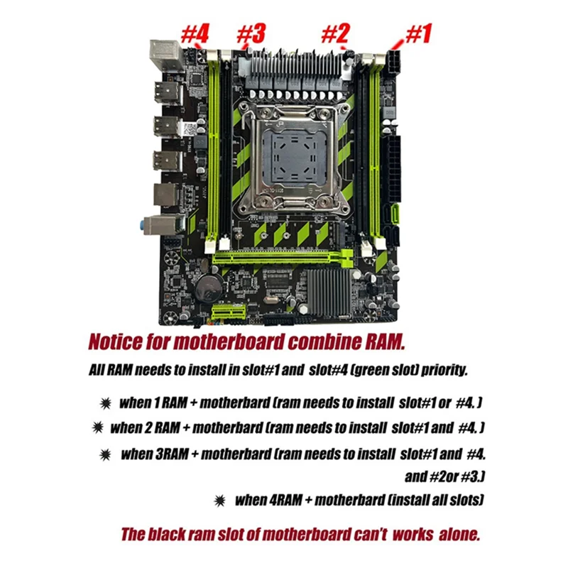 Материнская плата X79G + кабель SATA рамка LGA2011 4XDDR3 слот RECC M.2 NVME PCI-E X16 6XUSB2.0 SATA3.0