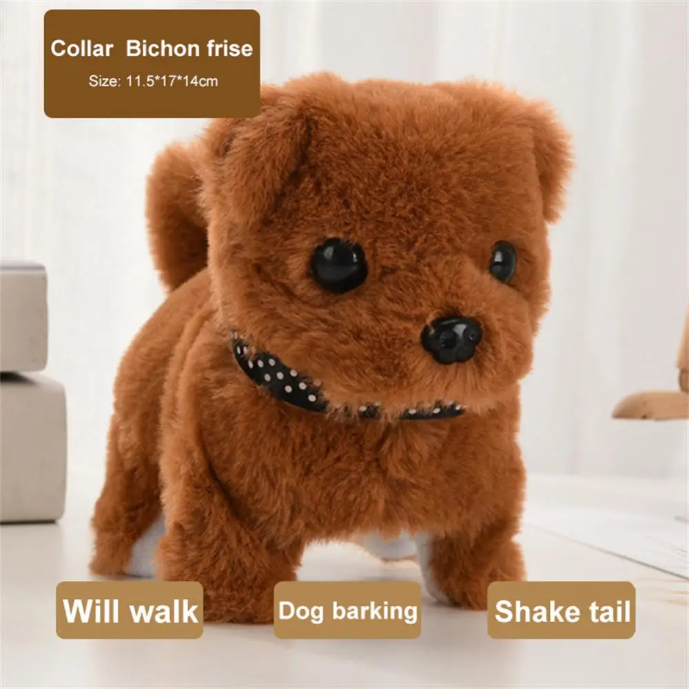 

Without Battery Dog Robot Can Walk Bark Nod Kawaii Electric Puppy Cute Electric Pet Kids Toys 1pcs Dog Plush Toy Can Wag Tail