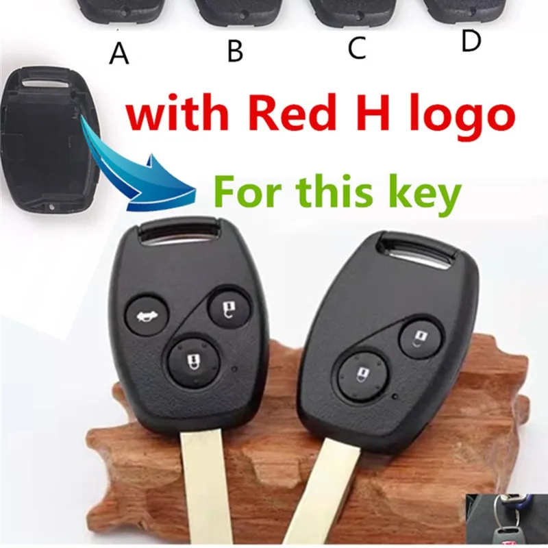 

MUGEN JDM Red H Type R Key Fob Back Cover badge For HONDA CIVIC ACCORD FA5 FG2 FB6 CRZ OEM Replace the back cover of the car key