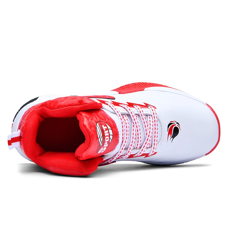 Sneakers Boys Basketball Kids Shoes for Boy High To Help Shockproof Children Sport Shoes Boys Non-slip Basketball Shoes