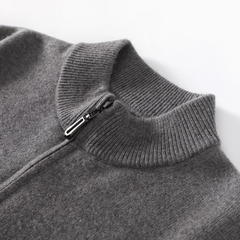 Классический мужской деловой Повседневный свитер чистый кашемировый пуловер с