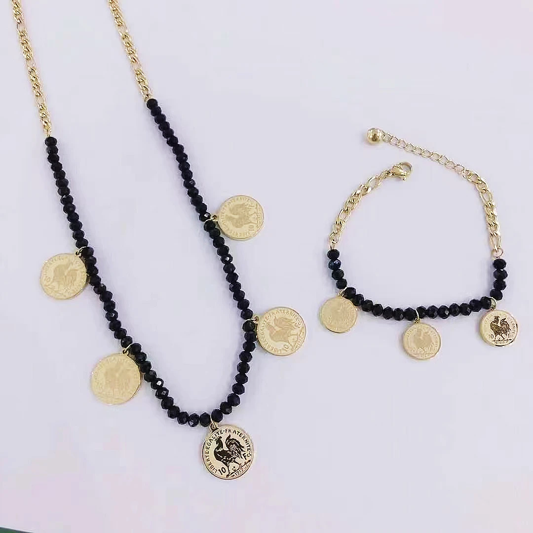 Лидер продаж 2022 года ювелирные изделия luikada из нержавеющей стали для женщин -