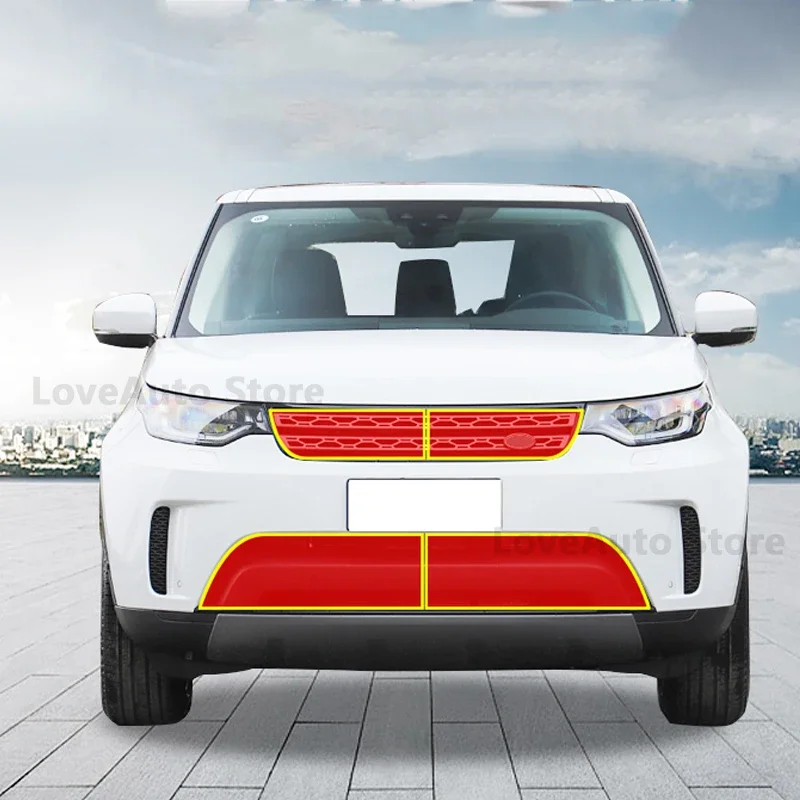 Для Land Rover Discovery 5 L462 2017-2021 автомобильная передняя сетка от насекомых золотая