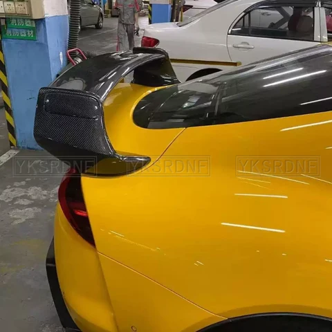 Для Toyota Supra A90 2019-2023, углеродное волокно, задний спойлер на крыло, крышу багажник, крышка багажника, автострейч, Стайлинг